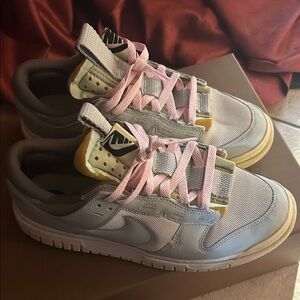 Nike Gray and Pink Sneakers